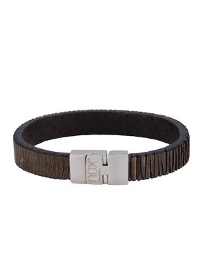 Armband Edelstahl 21cm Glänzend nox Schwarz