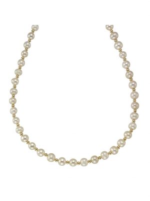Collier 375/- Gold weiß 45cm Glänzend Fascination by Ellen K. Gelb
