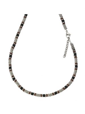 Collier Edelstahl 50cm Matt/Glanz nox Mehrfarbig