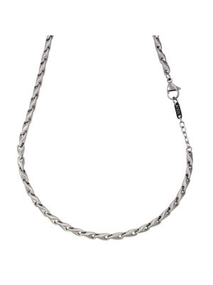 Collier Edelstahl Matt/Glanz nox Weiß