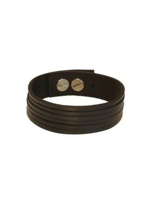 Cowstyle Armband "London", aus Leder, braun, 2-fach verstellbare Länge