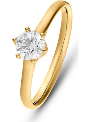 Damen-Damenring 1 Diamant CHRIST C-Collection Gelbgold