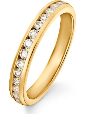 Damen-Damenring 15 Diamant CHRIST C-Collection Gelbgold