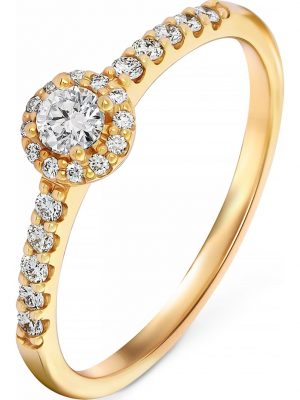 Damen-Damenring 23 Diamant CHRIST C-Collection Gelbgold