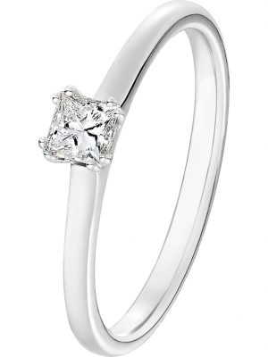 Damen-Damenring 585er Weißgold 1 Diamant CHRIST C-Collection Weißgold