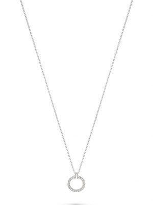 Damen-Kette 1 Diamant CHRIST C-Collection Weißgold