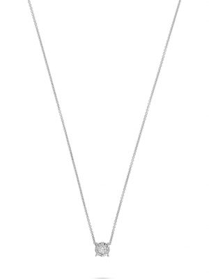 Damen-Kette 585er Weißgold 10 Diamant CHRIST C-Collection Weißgold