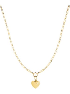Damen-Kette 925er Silber 1 Diamant, behandelt Guido Maria Kretschmer Gold