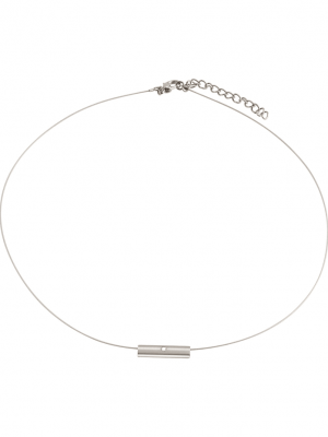 Damen-Kette Titan 1 Diamant Boccia Silber
