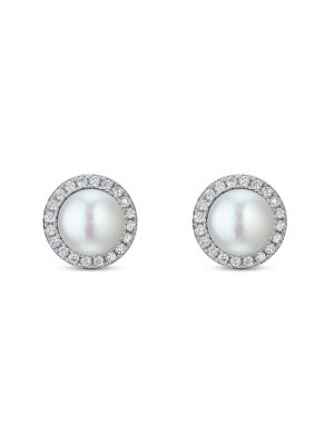 Damen-Ohrstecker 925er Silber 2 Süßwasserperle FAVS. Silber
