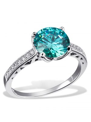 Damenring 925/- Silber 20 Zirkonia Swarovski Zirkonia Goldmaid Silberfarben