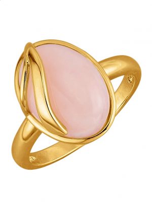 Damenring mit Pink Opal Rosé