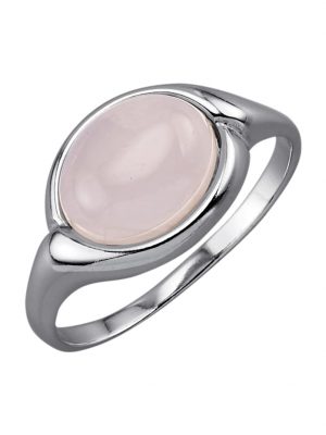 Damenring mit Rosenquarz Rosé