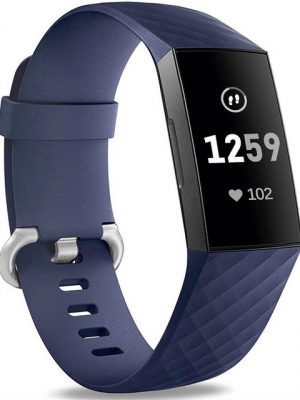 ELEKIN Smartwatch-Armband "Ersatzbänder kompatibel mit Fitbit Charge 4 / Fitbit Charge 3 Bänder für Damen Herren, Silikon Fitness Sport Armbänder für Damen Herren Klein Groß Uhrenarmbänder"