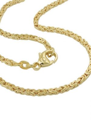Erario D'Or Goldarmband "Armband massiv 19 cm x 1,8 mm Königskette 14Kt GOLD" (inkl. Schmuckbox), Goldschmuck für Damen