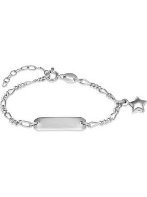 FAVS Armband "FAVS Unisex-I.D.-Armband 925er Silber", klassisch