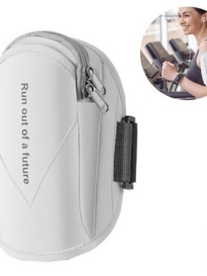 FeelGlad Handgelenktasche "Lauf-Armband, mobiles Armband, leicht, multifunktional, tragbar, für iPhone, iPhone 12 Pro Max/12Pro Max/12/12 Mini/11 Pro Max/11 für Samsung Galaxy (Grau)"