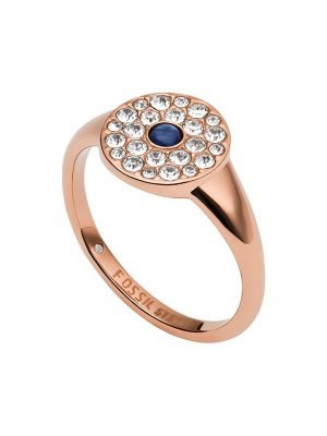 Fossil Damenring VINTAGE GLITZ JF03587791 Edelstahl