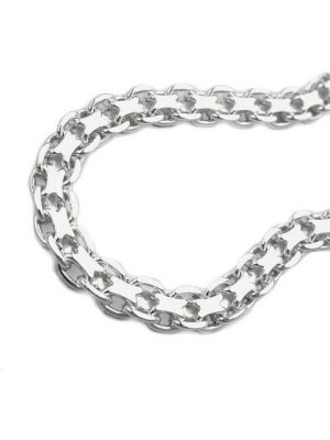 Gallay Silberarmband "Armband 4,6mm Bismarckkette Silber 925 19cm"