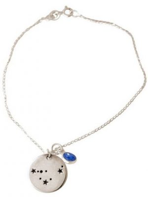 Gemshine Charm-Armband "Capricorn Saphir", Made in Spain