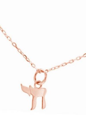 Gemshine Kette mit Anhänger "Jüdischer Chai Leben", Made in Spain