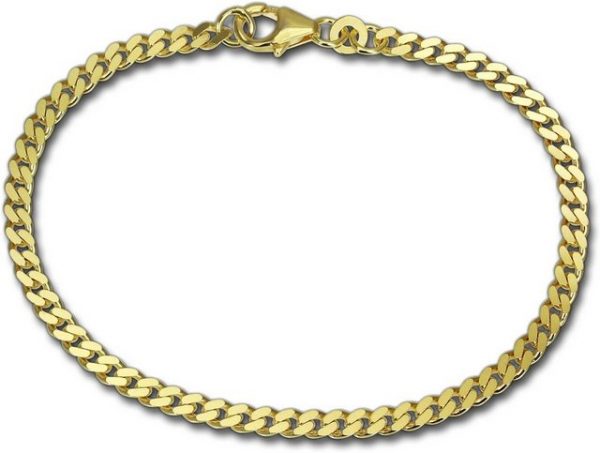 GoldDream Goldarmband "D2GDA0469Y GoldDream 8 Karat Armband 18,7cm Unisex" (Armband, Armband), Echtgold Armband (Panzer) ca. 18,7cm, Echtgold, 333er Gelbgold