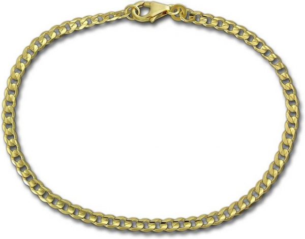 GoldDream Goldarmband "D2GDA0489Y GoldDream 8 Karat Armband 19cm Unisex" (Armband, Armband), Echtgold Armband (Panzer) ca. 19cm, Echtgold, 333er Gelbgold