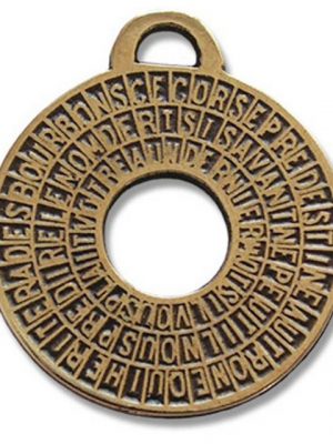 HOPLO Kettenanhänger "Geheimcode von Cagliostro aus Bronze Anhänger Schmuck"