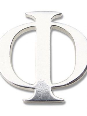 HOPLO Kettenanhänger "Phi Schmuck Anhänger 925er Silber - sonstige Symbole - 24x25mm"