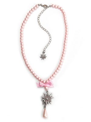 Halskette für Tracht Sonja Allgäu Rebell Rosa