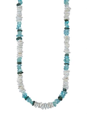 Halskette mit Süßwasser-Zuchtperlen AMY VERMONT Multicolor