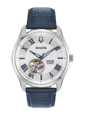 Herren-Automatikuhr 96A206 Bulova Blau
