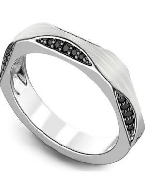 Herren-Herrenring 925er Silber 30 Spinell Zancan Silber