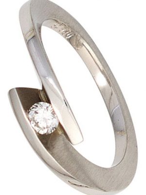 JOBO Solitärring "Ring mit Diamant 0,15 ct.", 950 Platin