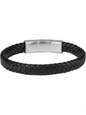 Jacques Lemans Armband "Jacques Lemans Herren-Armband Leder, Edelstahl", trendig