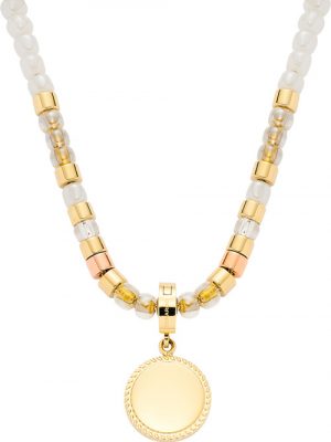 Jewels by Leonardo Damen Kette mit Anhänger "Gioia 021819", Edelstahl, gold
