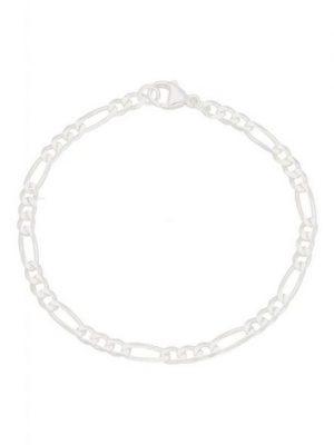 JuwelmaLux Silberarmband "Armband Silber Figarokette" (1-tlg), Unisex Armband Silber 925/000, inkl. Schmuckschachtel