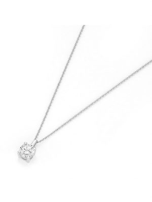 Kette mit Brillant Anhänger Luigi Merano Silber