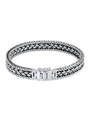 Kuzzoi Armband "Unisex Königskette Kastenverschluss 925er Silber"