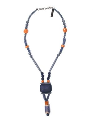 Lange Kette Paris Collezione Alessandro Jeansblau