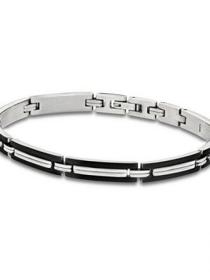 Lotus Style Edelstahlarmband "JLS1803-2-1 Lotus Style Armband schwarz LS1803-2/1" (Armband), Armbänder für Herren Edelstahl (Stainless Steel)