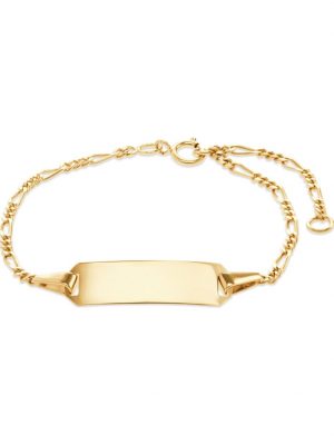 Mädchen-I.D.-Armband 375er Gelbgold FAVS. Gelbgold