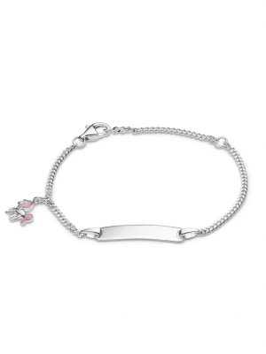 Mädchen-I.D.-Armband 925er Silber FAVS. Silber