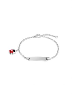 Mädchen-I.D.-Armband 925er Silber FAVS. Silber