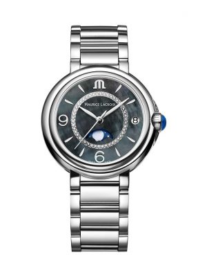 Maurice Lacroix Damenuhr Fiaba Date Moonphase FA1084-SS002-370-1 Edelstahl