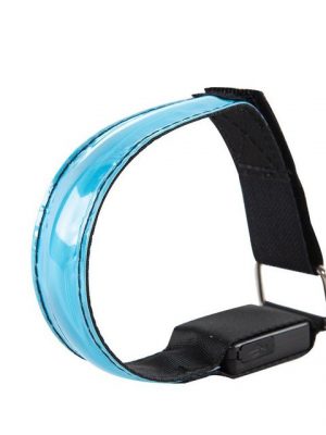 Networx Glowing LED-Armband Leuchtband zum Joggen, blau