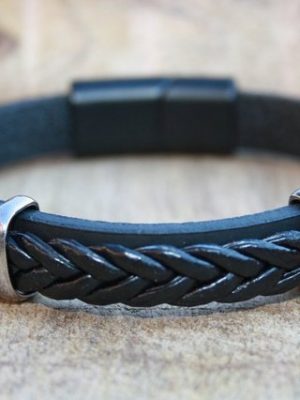 NAHLE Lederarmband "Herren Leder Armband" (1-tlg), aus Echtleder - mit Magnetverschluss für ein bequemes und sicheres verschließen