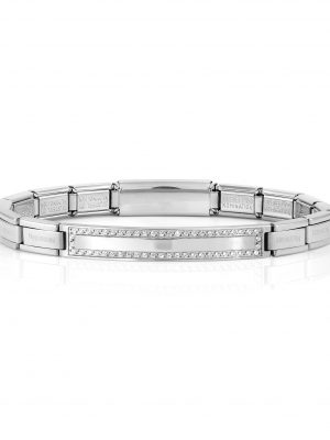 Nomination Armband - Trendsetter New York - 021147/001 Edelstahl, Zirkonia silber