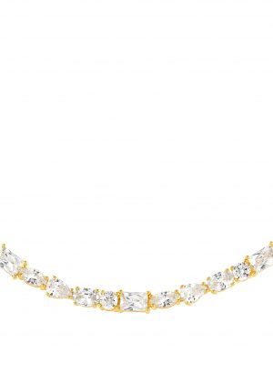 Nomination Halskette - Colour Wave - 149802/014 925 Silber vergoldet, Zirkonia gold