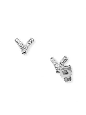 Ohrstecker 925/- Sterling Silber Topas weiß 0,7cm Glänzend 0,088ct CAI Weiß